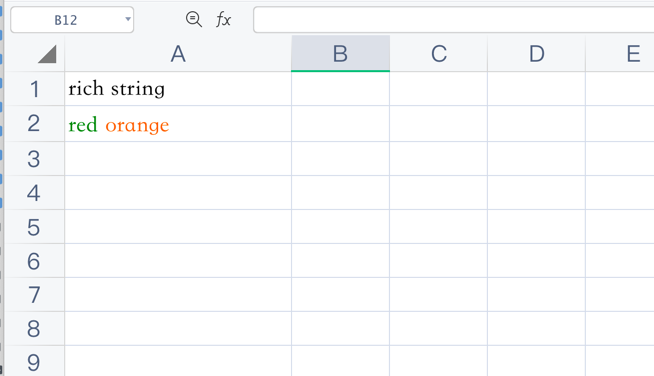 Rich text example